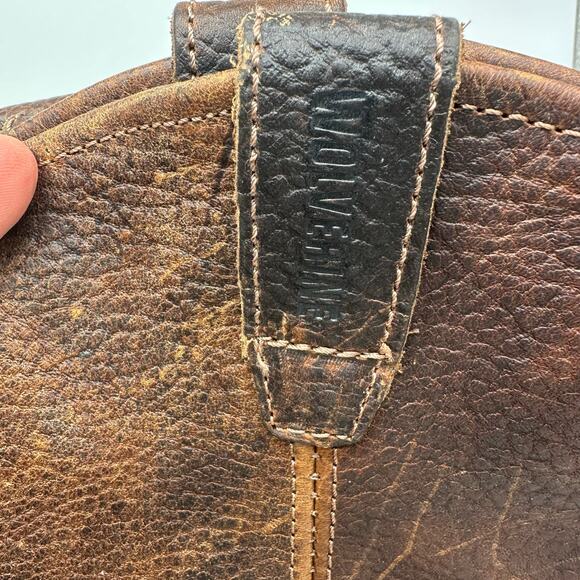 Wolverine Steel Toe Brown Leather Slip Resistant Mens Work Boot Size 11 Wide NWT - Picture 9 of 16